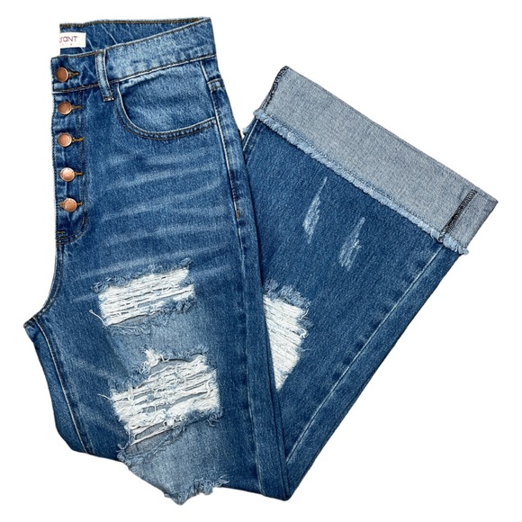 Virbrant M.i.u High-Waisted Wide Leg Jeans - Picture 3 of 7